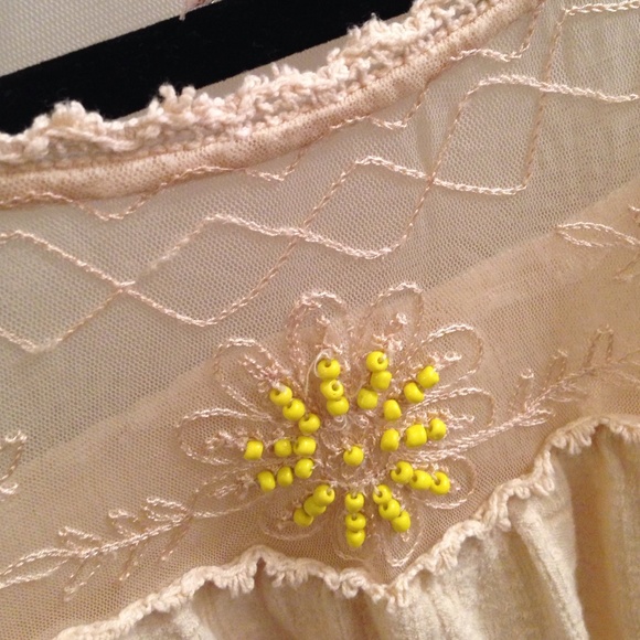 Beaded Free People Top - Picture 2 of 4